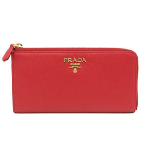 PRADA Red Saffiano Wallet